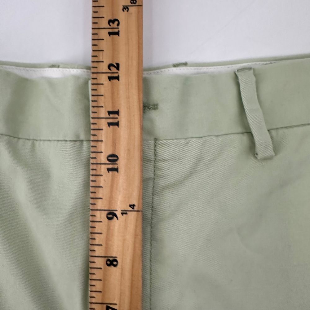 Polo Ralph Lauren Shorts Men 35 Flat‎ Front Light Green Stretch Classic Chino - Picture 3 of 9